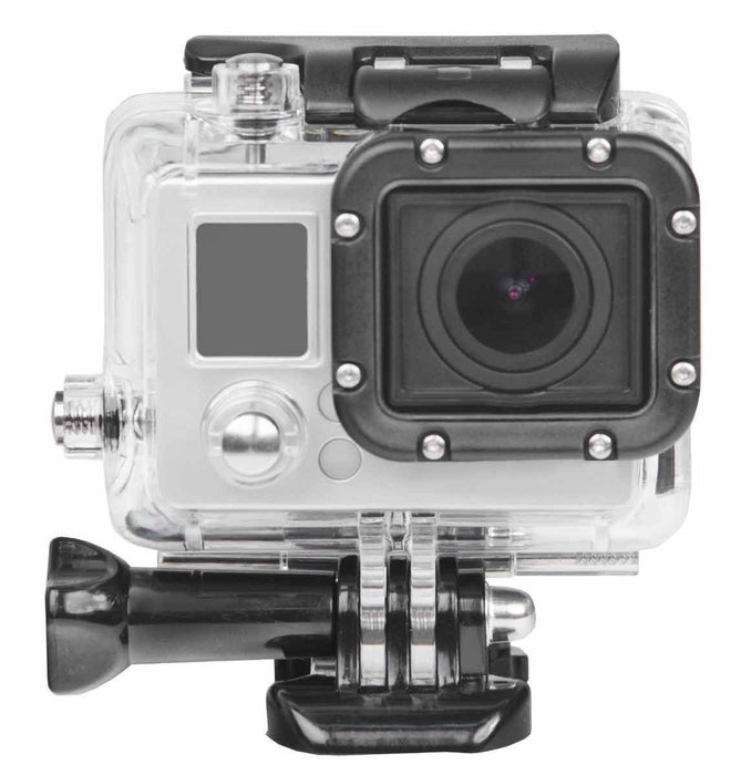 Bower XAS-WPH Xtreme Action Series Waterproof Housing for GoPro Hero 3/3+ (Clear)
