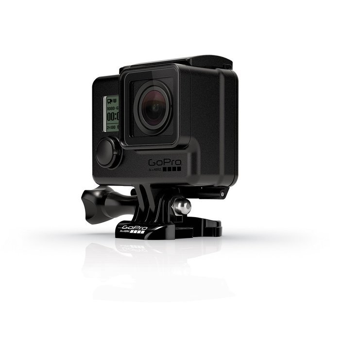 GoPro Hero4 Hero 4 12MP Full HD 4K 30fps 1080p 120fps Built-In Wi-Fi Waterproof Wearable Camera Black Adventure... N163