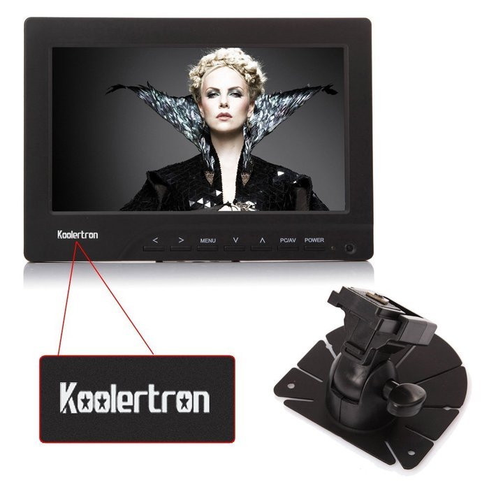 Koolertron&reg; 7 inch 16:9 HD TFT LCD NON-TOUCH VGA Monitor With HDMI Input 1920&times;1440 Pixels... N3