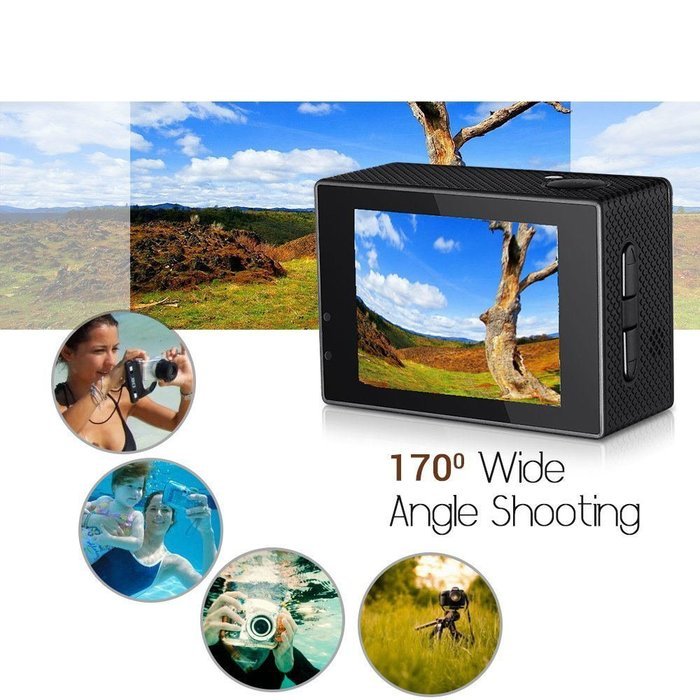Action Camera-icefox(R) Waterproof Sports Action Camera Diving 98FT(30M) 12MP 1080P HD Helmet DVR with Free Accessories... N6