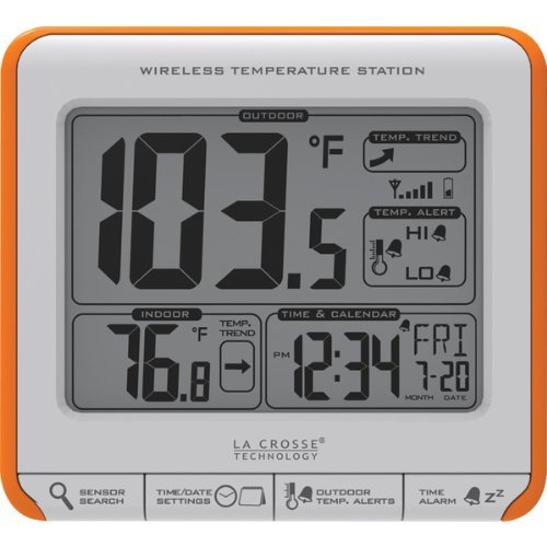 New LA CROSSE TECHNOLOGY 308-179OR Wireless Weather Station