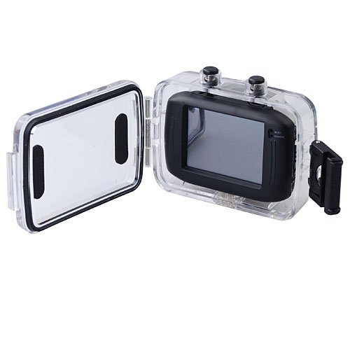Sports Action Camcorder with 4X Zoom 1.3 Mega Pixels CMOS 2.0inch LCD Display-Silvery N2