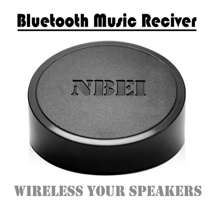 Alpharan Bluetooth Music Receiver NBEI BMR-01B Wireless Speaker Color Black N2
