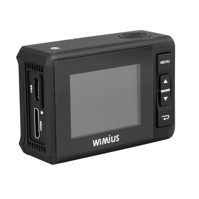 WiMiUS&reg; 1080P HD Action Camera WiFi Waterproof 12MP Sports Camera Camcorder Dash Cam Helmet Camera (S1-Black) N3