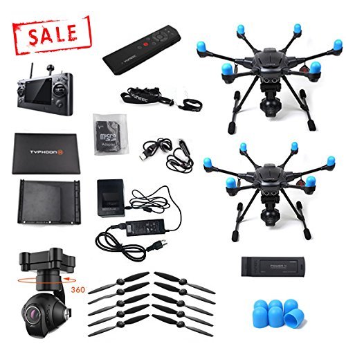 Yuneec Typhoon H with Wizard controller and TWO drone bundle (Full drone + bare Typhoon H)