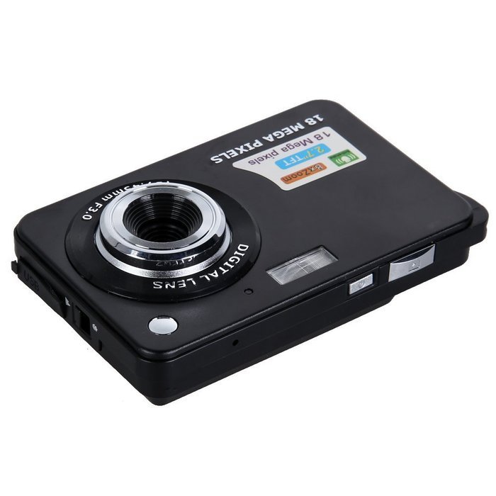 Chinatera 18MP 2.7" TFT LCD Digital Camcorder Camera DV DVR 8X Digital Zoom HD 1280x720 (Black) N5