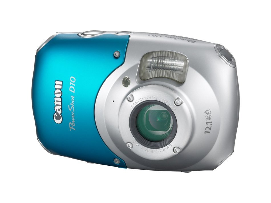 Canon PowerShot D10 12.1 MP Waterproof Digital Camera with 3x Optical Image Stabilized Zoom and 2.5-Inch LCD (... N3