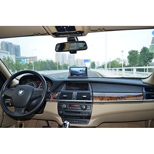 7" Full HD Car Smart Link Navigation & Driving Recorder - Black N6