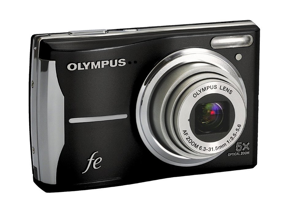 Olympus FE-46 12MP Digital Camera with 5x Optical Zoom and 2.7 inch LCD (Pearl Black) N4