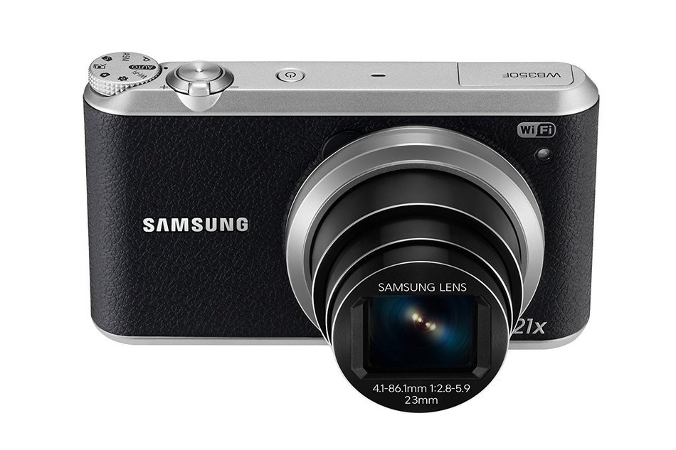Samsung WB350F 16.2MP CMOS Smart WiFi & NFC Digital Camera with 21x Optical Zoom and 3.0" Touch Screen LCD and... N9