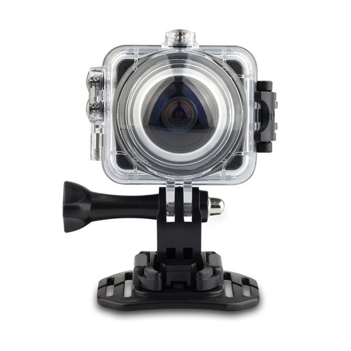 Sansnail Waterproof Sports Action Camera 360 Degree Panoramic 8MP and 1080P HD With 1.5 inch LCD Screen (Black) N3