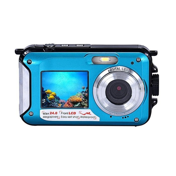 Video Camera, Anglin Double Screen Waterproof Camera N6