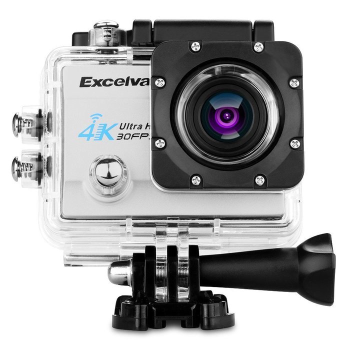 Excelvan Q8 Full HD 4K 1080P Waterproof Sports Action Camera kits with 2.0 Inch WIFI 16MP Accessories (Blue) N17