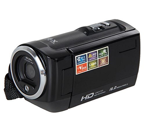 Eoncore 2.7" LCD Screen 720P 16MP Automatic Digital Camera 16x ZOOM Video Camcorder Camera DV DVR With 8GB Card N6