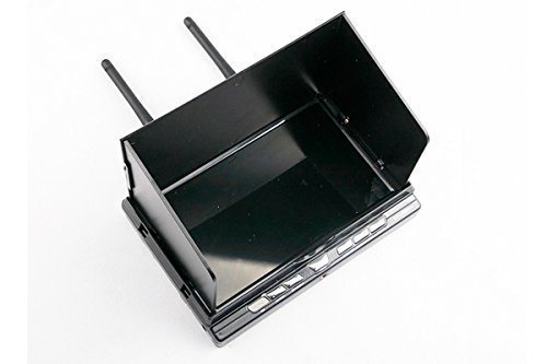 RX LCD5806 5.8GHz 7inch 40 Channels Raceband LCD Diversity Receiver DVR Monitor for RC FPV (black) N4