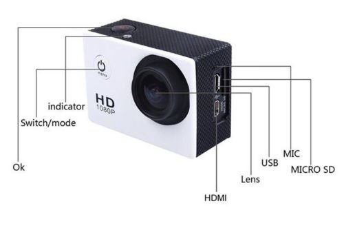 HD 1080P WIFI wireless Waterproof Sports DV Video Action Camera N8