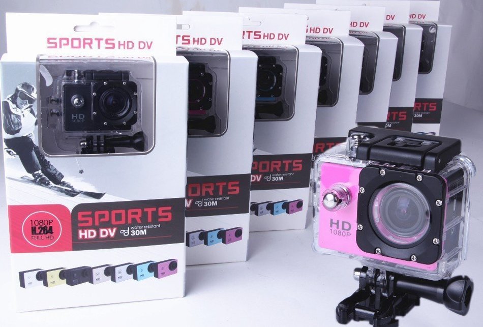 12MP HD 1080P Sports Action Waterproof Camera Mini DV (DIRECT SALE FROM FACTORY)