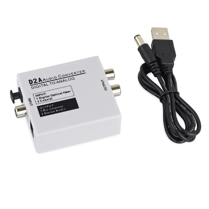 DAC Digital to Analog Converter, Proster Digital to Analogue Stereo Audio Converter with RCA L/R + 3.5mm Headphone... N8