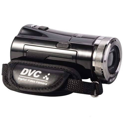 2.7" TFT LCD 720P HD COMS Sensor 16x Digital Zoom DIS Anti-shake Digital Video Camera - Black N3