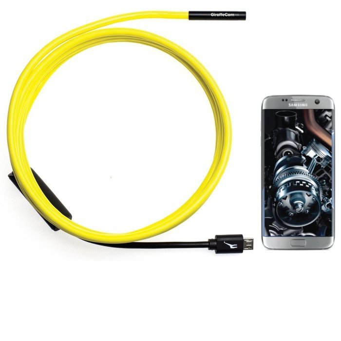GiraffeCam 1.0 Soft ShortFocus | Endoscope Borescope Inspection Camera | Android PC Mac | 5.5mm Diameter | 6.5... N3