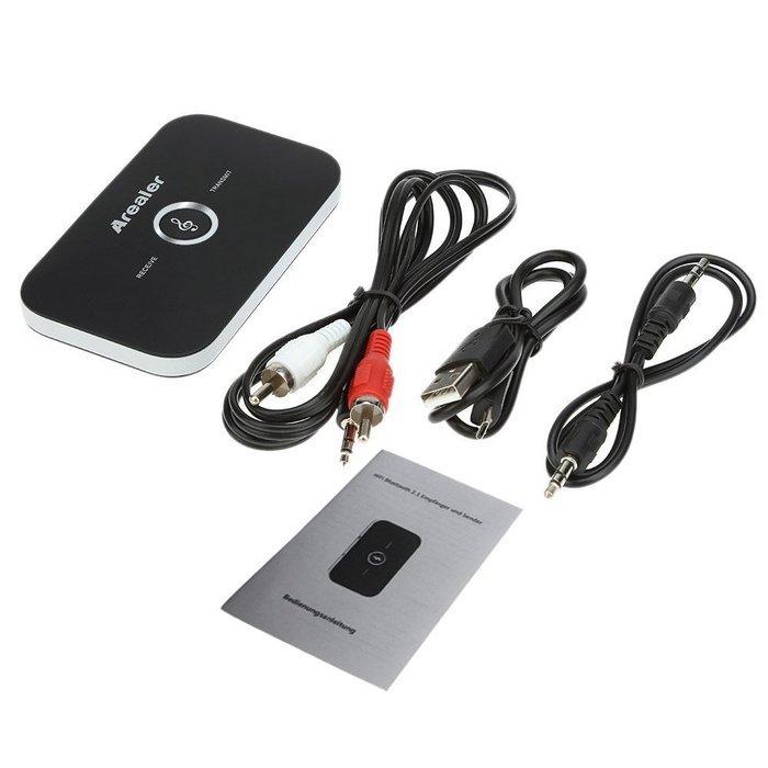 Arealer&reg; B6 2 in 1 Bluetooth Transmitter & Receiver Wireless A2DP Bluetooth Audio Adapter Portable Audio Player... N8