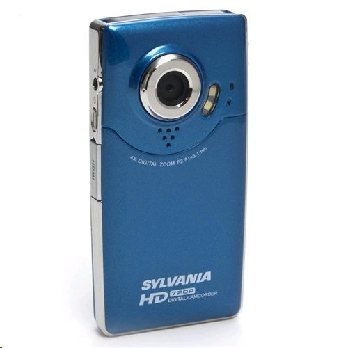 NEW SYLVANIA HD1Z SDSDHCMMC 720P HARD DRIVE POCKET VIDEO DIGITAL CAMERACAMCORDER W4X DIGITAL ZOOM HDMI & 2 LCD...