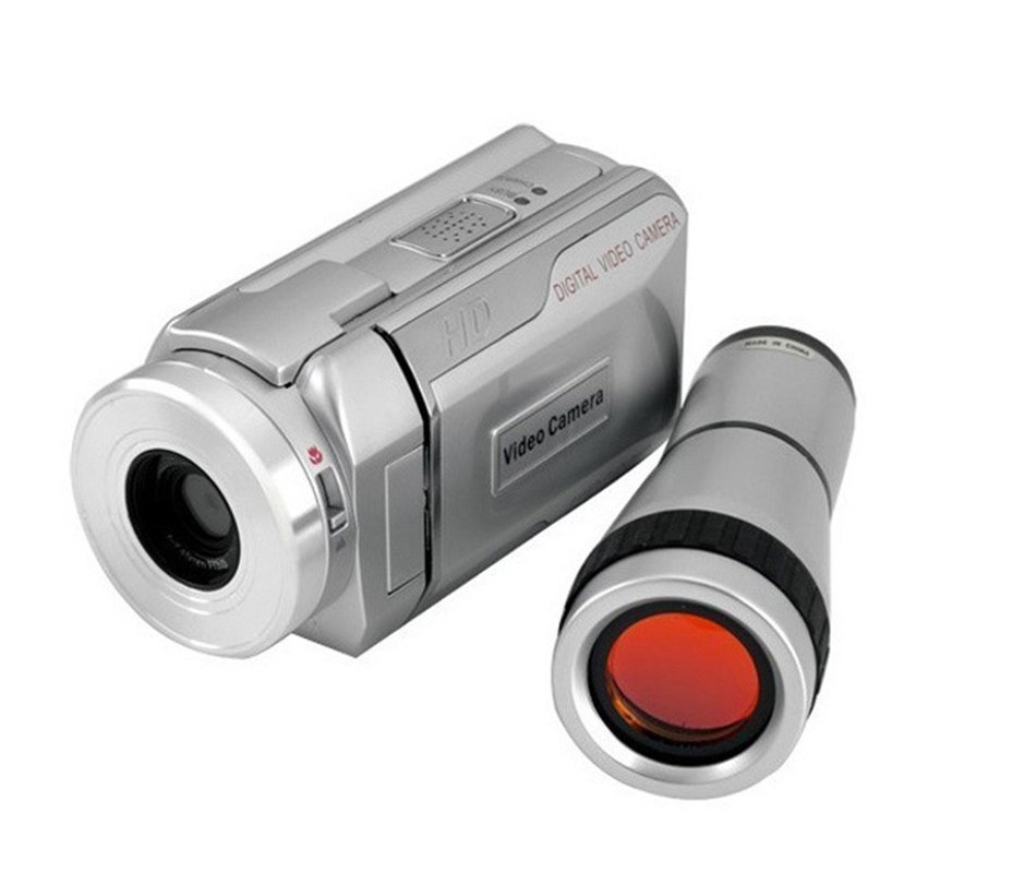 G-Anica Compact Camera HD Camcorder DVR 720p - (3 Screen, 8x Zoom, 720P HD Recording) Video Camera, Silver N2