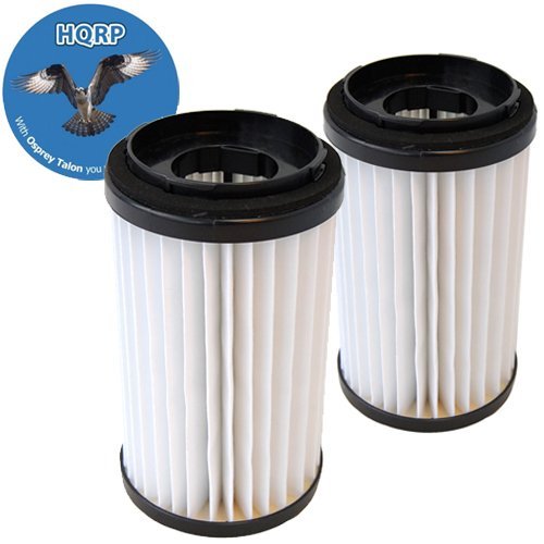 HQRP 2-Pack Washable HEPA Filters fits DCF-1 / DCF-2; Panasonic MC-V5454-02, MC-V5485-00, MC-V5485-01 Vacuums... N2