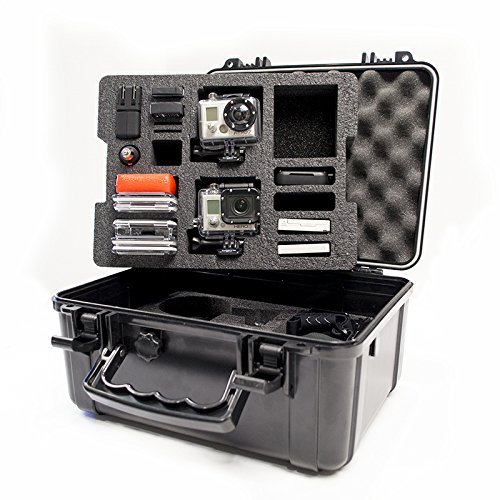 Go Professional XB-652 Pro Watertight Rugged Case With Custom Lower Tray for HD GoPro Cameras, Fits - Hero, Hero... N3
