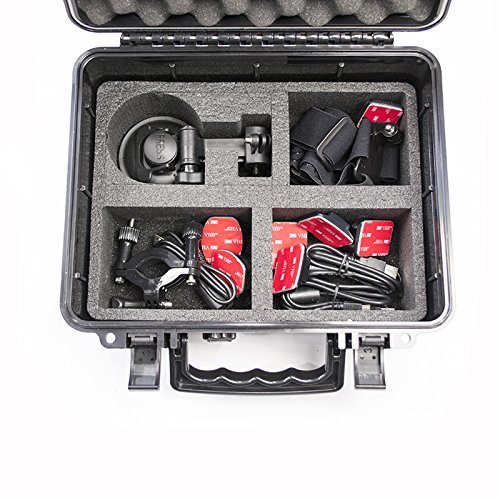 Go Professional XB-652 Pro Watertight Rugged Case With Custom Lower Tray for HD GoPro Cameras, Fits - Hero, Hero... N4