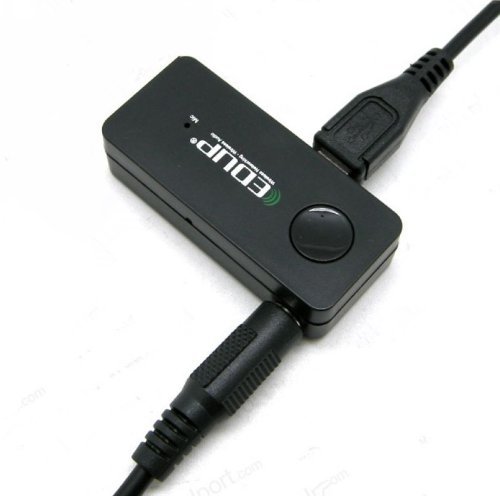 EDUP EP-B3503 Handsfree Wireless Car Bluetooth V3.0 Music Receiver Adapter A2DP Stereo Profile Mic 10m Range for... N7