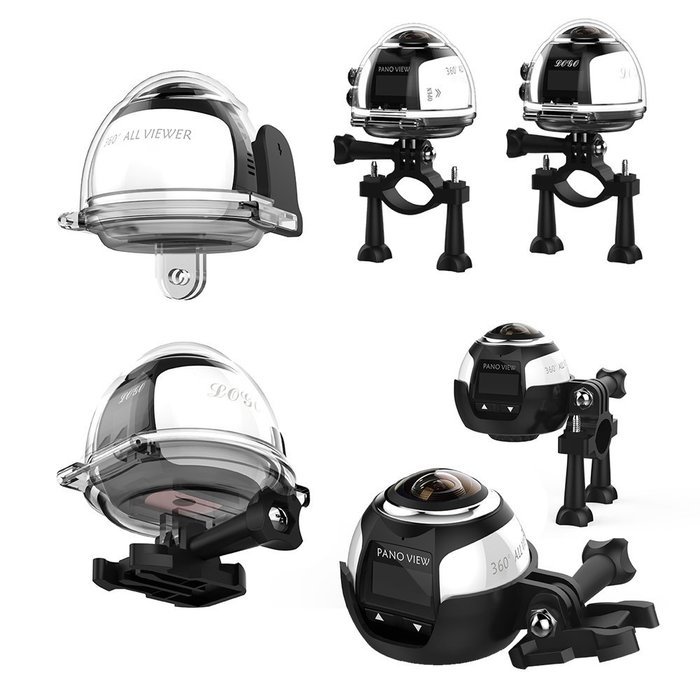 VIGICA V1 SLR WIFI Panoramic Action Camera 360 Degree All Viewer Waterproof Sports Cameras 0.96" HD LCD Display... N12