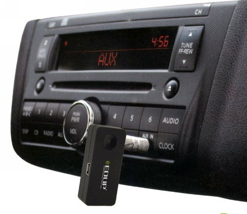EDUP EP-B3503 Handsfree Wireless Car Bluetooth V3.0 Music Receiver Adapter A2DP Stereo Profile Mic 10m Range for... N9