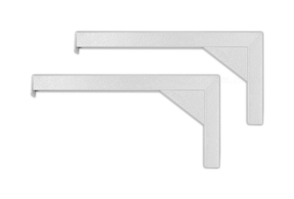 Elite Screens 12" Wall and Ceiling Hanging L-Brackets for Manual/Spectrum/VMAX2 series, Black... N13
