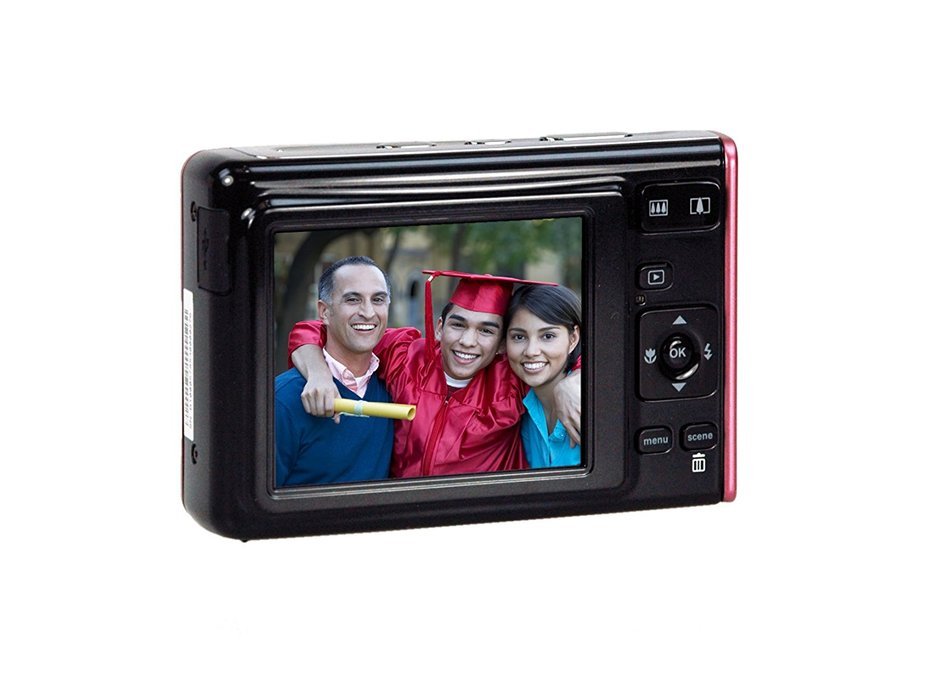 Polaroid CIA-1237PC 12 MP Digital Camera with 3x Optical Zoom, Pink N5