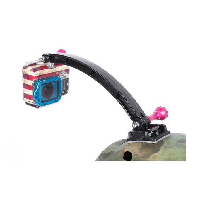 TELESIN Helmet Extension Arm for Gopro Hero Camera