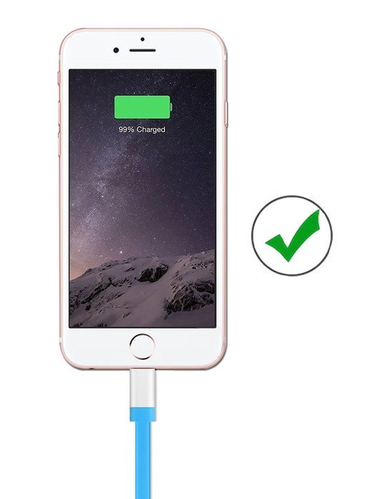 Unique Heavy Flat Charging Cable, Charger(TM)[2pcs 10ft]High Speed Data Transfer Cable For iPhone 6S 6S Plus iPhone... N18