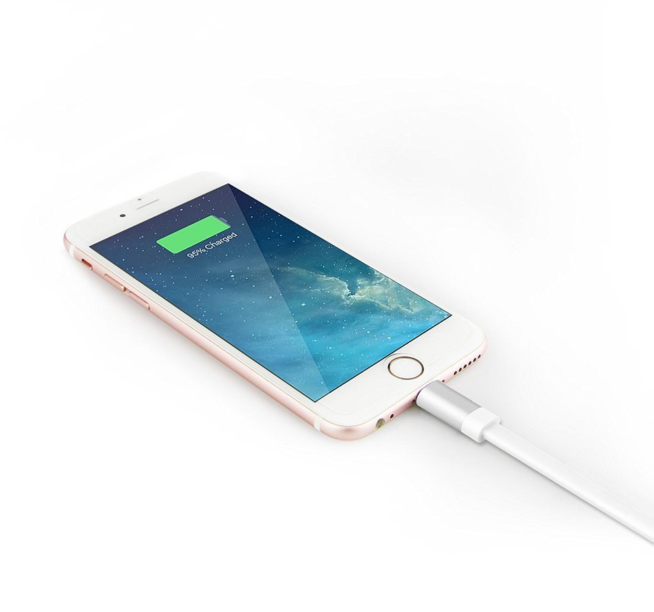 Unique Heavy Flat Charging Cable, Charger(TM)[2pcs 10ft]High Speed Data Transfer Cable For iPhone 6S 6S Plus iPhone... N20