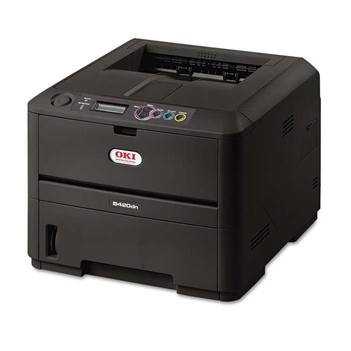 Oki Data B420dn Black Digital Mono Printer (30ppm), 120V, (E/F/P/S)