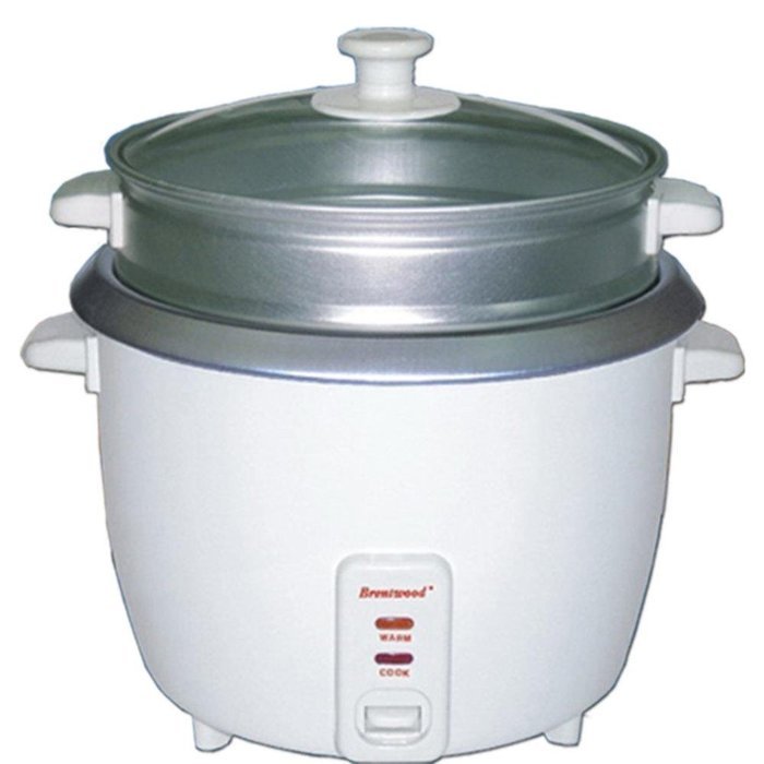Brentwood 4 Cup Rice Cooker/Non-Stick with Steamer consumer electronics