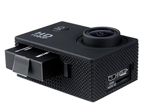 ADMOMON SJ4000 30M Waterproof 1.5" 170&deg; Wide Angle Lens HD 1080P Sports Video Camera (Black) - DV0188B N8