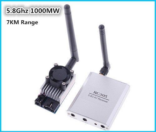 Boscam RC FPV 5.8G 5.8Ghz 1W 1000MW wireless AV Transmitter TX51W and RC305 Reciever Combo for rc quadcopter dji...