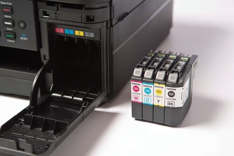 Brother MFC-J480DW - Wireless Inkjet Color All-in-One Printer w Auto Document Feeder N3