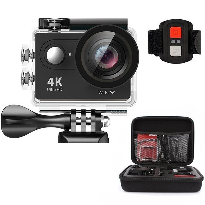 Action Camera ,AEDILYS 4K HD Action Camera ,Wrist 2.4G Wireless RF Remote Control , WiFi 2inch 170&deg; Sports Video... N8