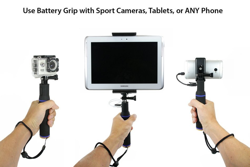 Livestream Gear&reg; - LED & Dual Mount Add-On. Easily Mount this to our Battery Hand Grip Setup. Awesome Parts for... N17
