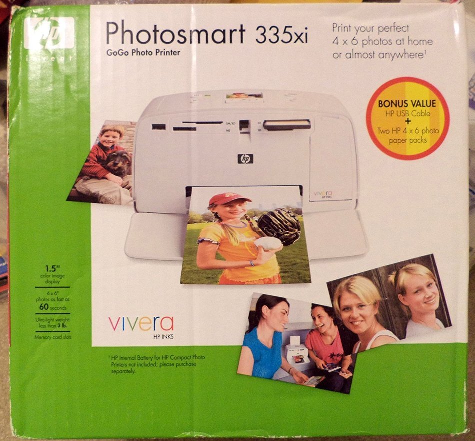 HP Photosmart 335xi GoGo Photo Printer