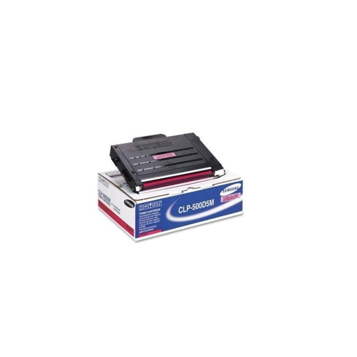 Samsung Genuine CLP-500D5M Magenta Toner Cartridge For CLP-500 CLP-550 Series Magenta CLP500D5MXAA consumer electronics
