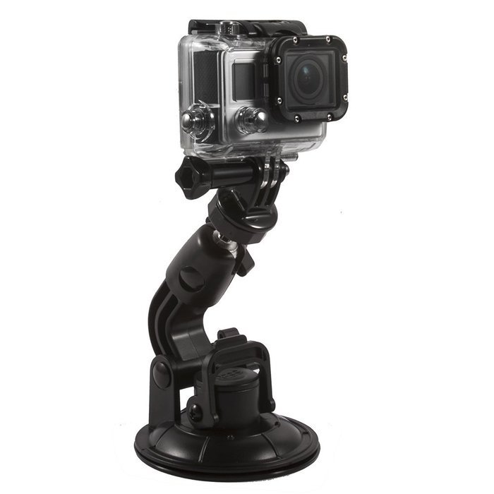 NEEWER Suction Cup Mount For GoPro Hero 1 2 3 + 1/4" Tripod Mount Adapter N5