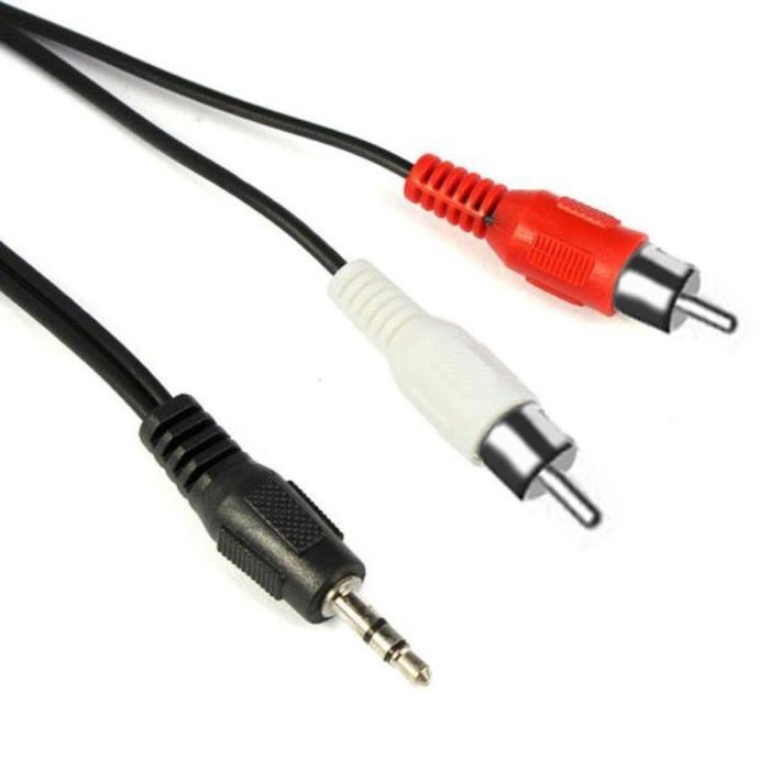 GBSELL 1-Mini Plug 3.5mm Male Audio Video Extension Cable RCA Male Extension Cable