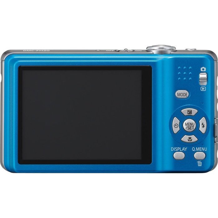 Panasonic Lumix DMC-FH20 14.1 MP Digital Camera with 8x Optical Image Stabilized Zoom and 2.7-Inch LCD (Blue)... N3